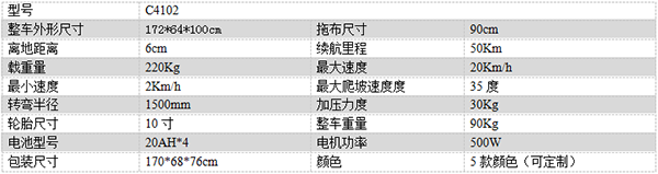 电动南木林尘推车C4102